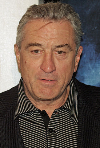 "Robert De Niro 3 by David Shankbone" Licensed under CC BY-SA 3.0 via Wikimedia Commons