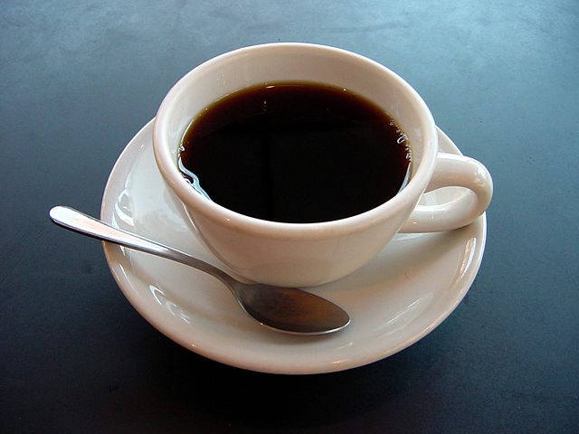 "A small cup of coffee" by Julius Schorzman - Own work. Licensed under CC BY-SA 2.0 via Wikimedia Commons 